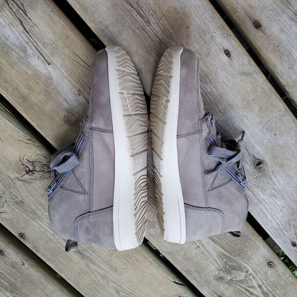 Vionic Orthaheel Shawna Slate Gray Casual Boot Waterproof High Top Sneakers 7.5 - Picture 4 of 9